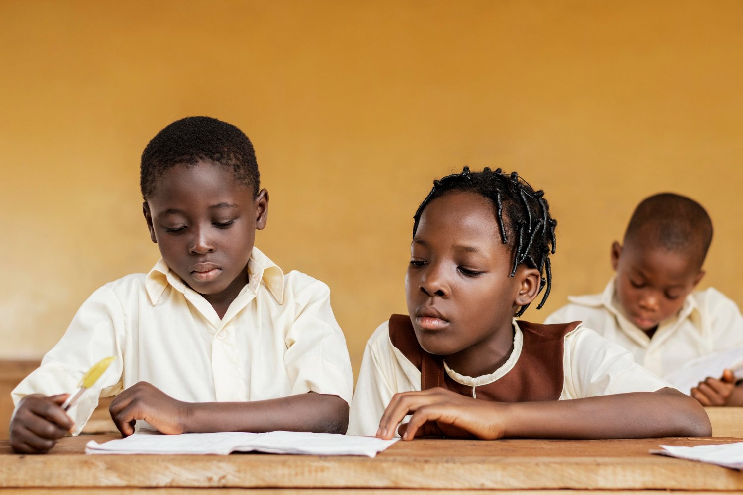 Enfants en classe